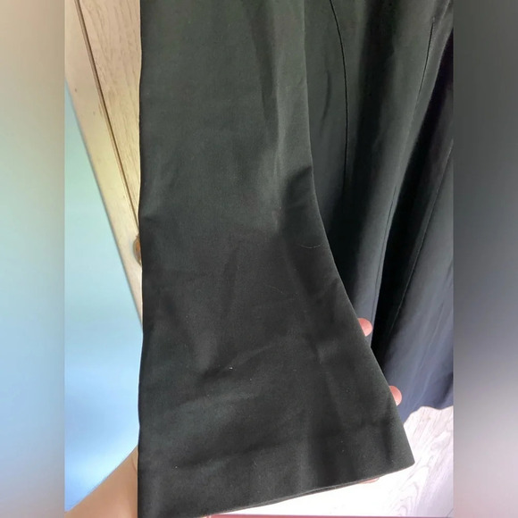 Derek Lam V Neck Black Silhouette Seam Dress US Sz 10 Italy - Picture 4 of 12